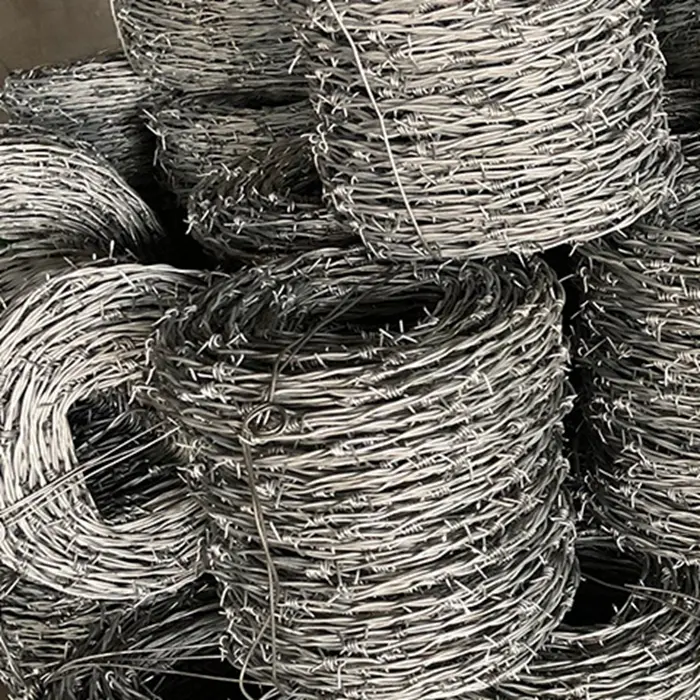 Low carbon steel anti-theft barbed wire used in factories, housing, and construction sites