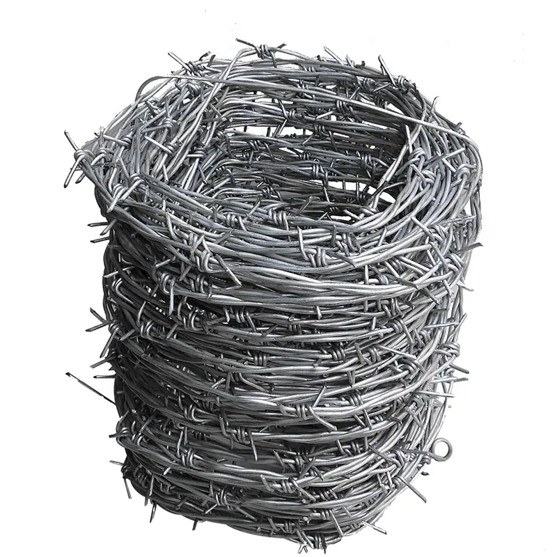 Double strand galvanized barbed wire mesh manufacturer spot