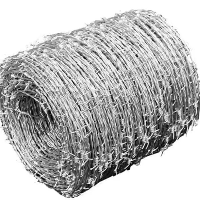 Anti-theft protection net galvanized barbed wire fence