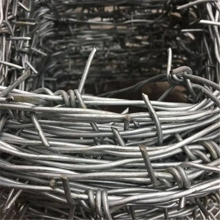 Cheap Export Hot Dipped Galvanized Double Twist Barbed Wire for Farm Protection Fence