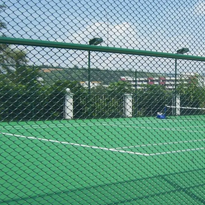 Outdoor Sport Field pvc-coated galvanized wire hook mesh