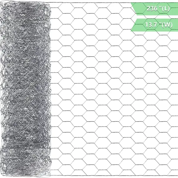 Factory Wholesale 6FT Chicken Iron Wire Mesh Galvanized Hexagonal Wire Netting
