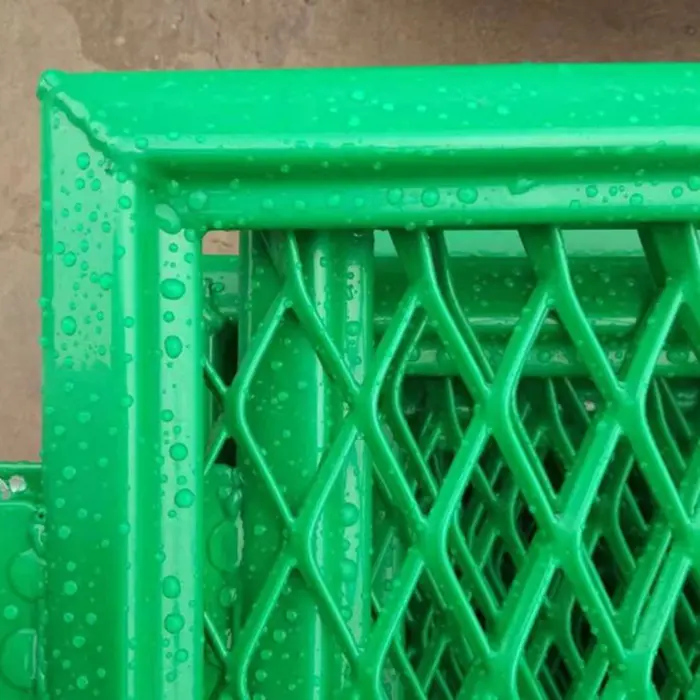 Frame guardrail net not easy to deform expanded metal fence highway anti-throw net