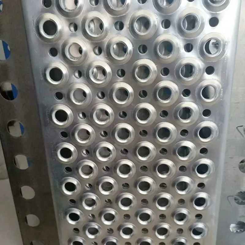 Stainless steel aluminium floor anti-skid plate perforated metal mesh