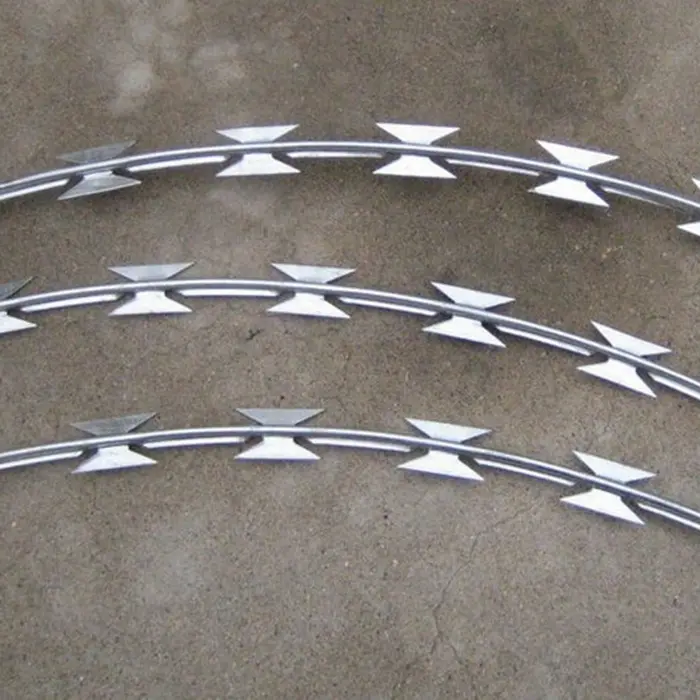Anti-Climb Security Protected Razor Barbed Wire