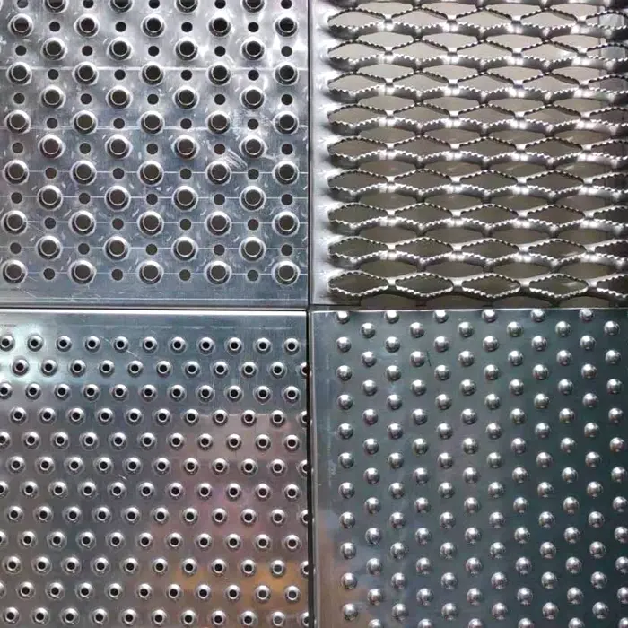anti slip perforated plank grating punching anti-skid plate aluminum sheet anti-skid plate manufacturer