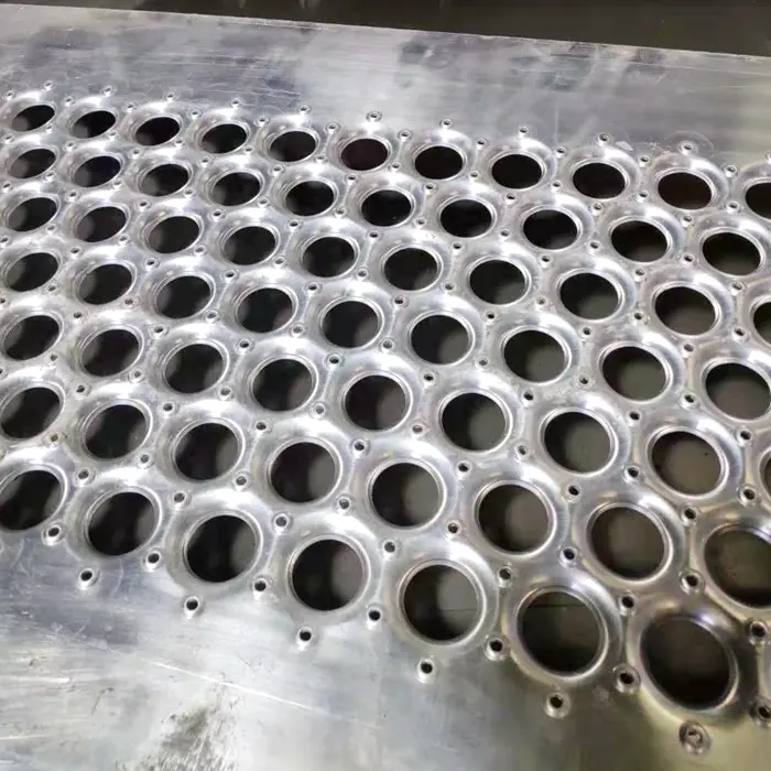 Metal safety grating aluminum anti skid building materials perforated stair metal plate