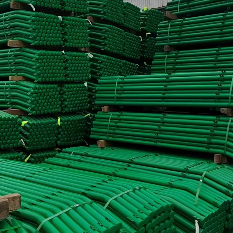 Metal frame guardrail frame isolation fence for construction site