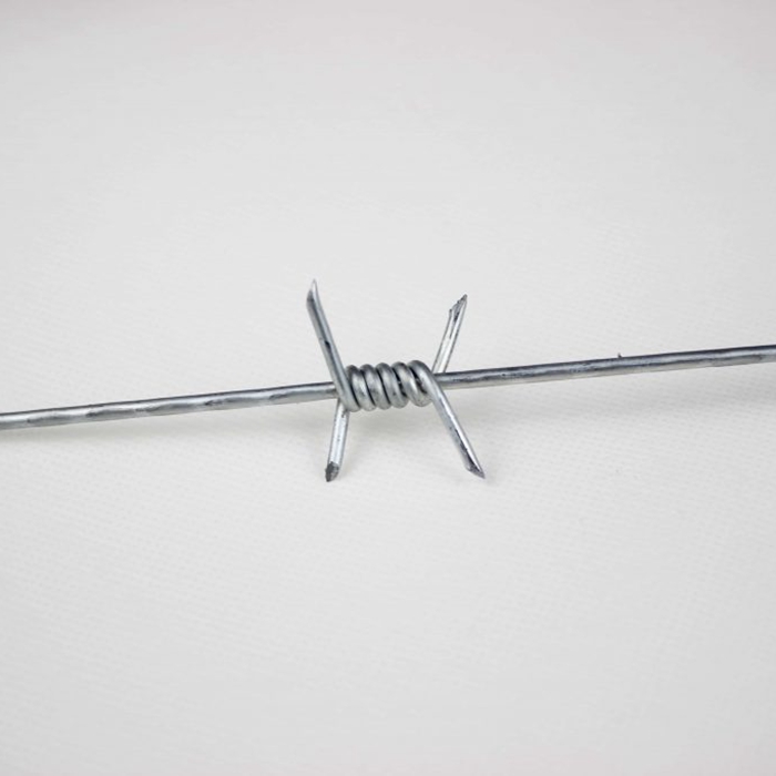 galvanized barbed wire