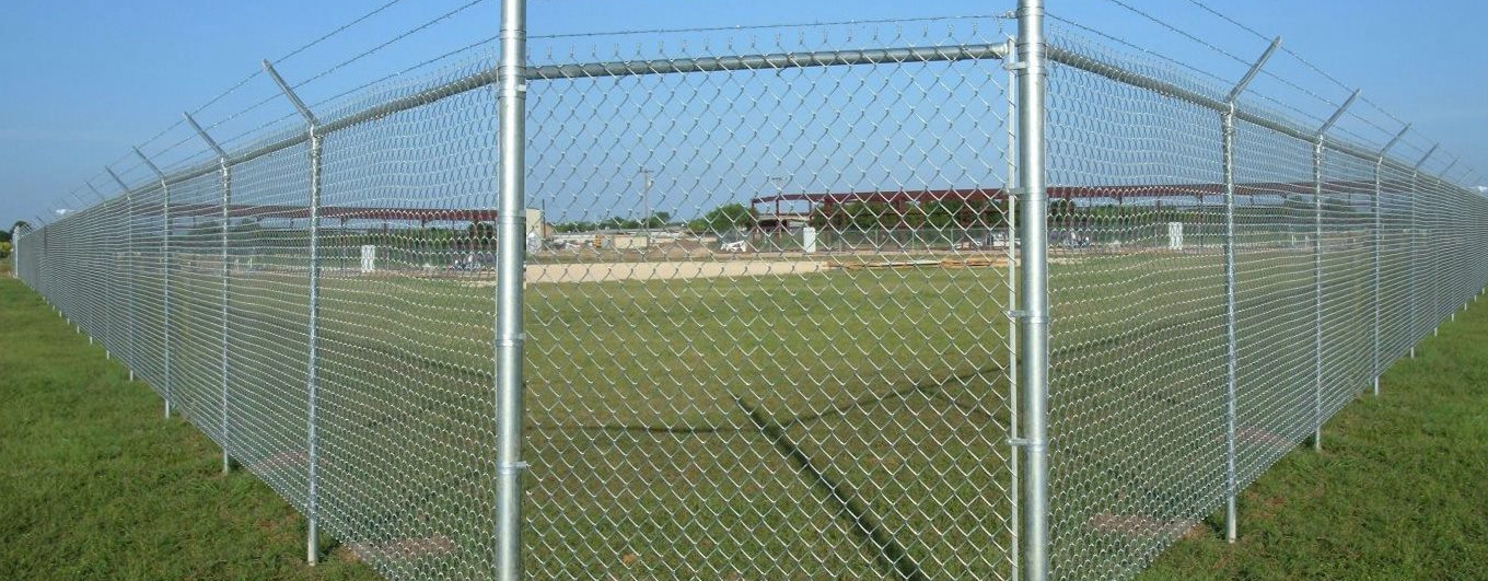 How is chain link fence made?