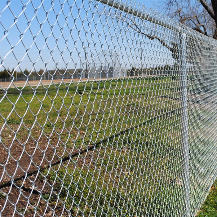 Multiple applications of chain link fence