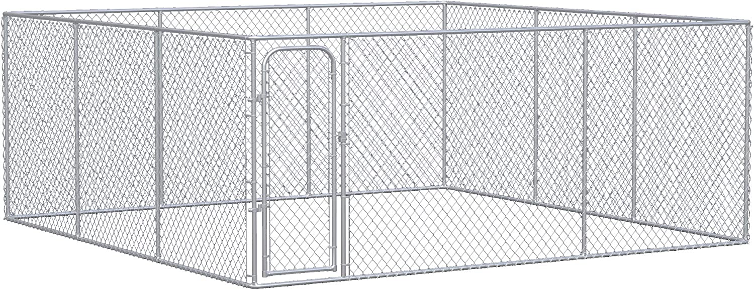How is chain link fence made?