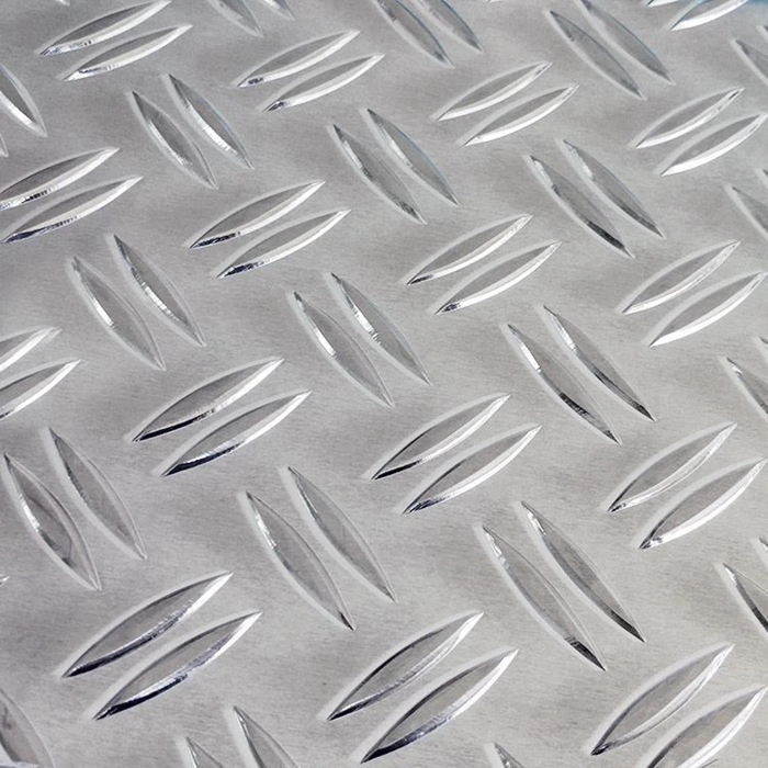 Introduction of patterned metal anti-skid plates