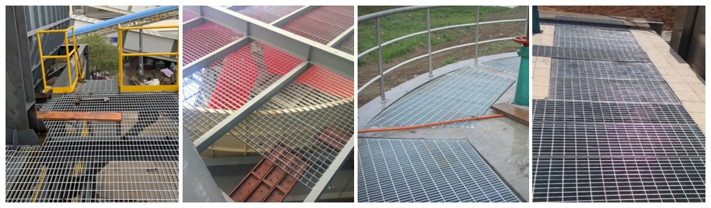 Steel grating/stair treads/hot-dip galvanized steel grate