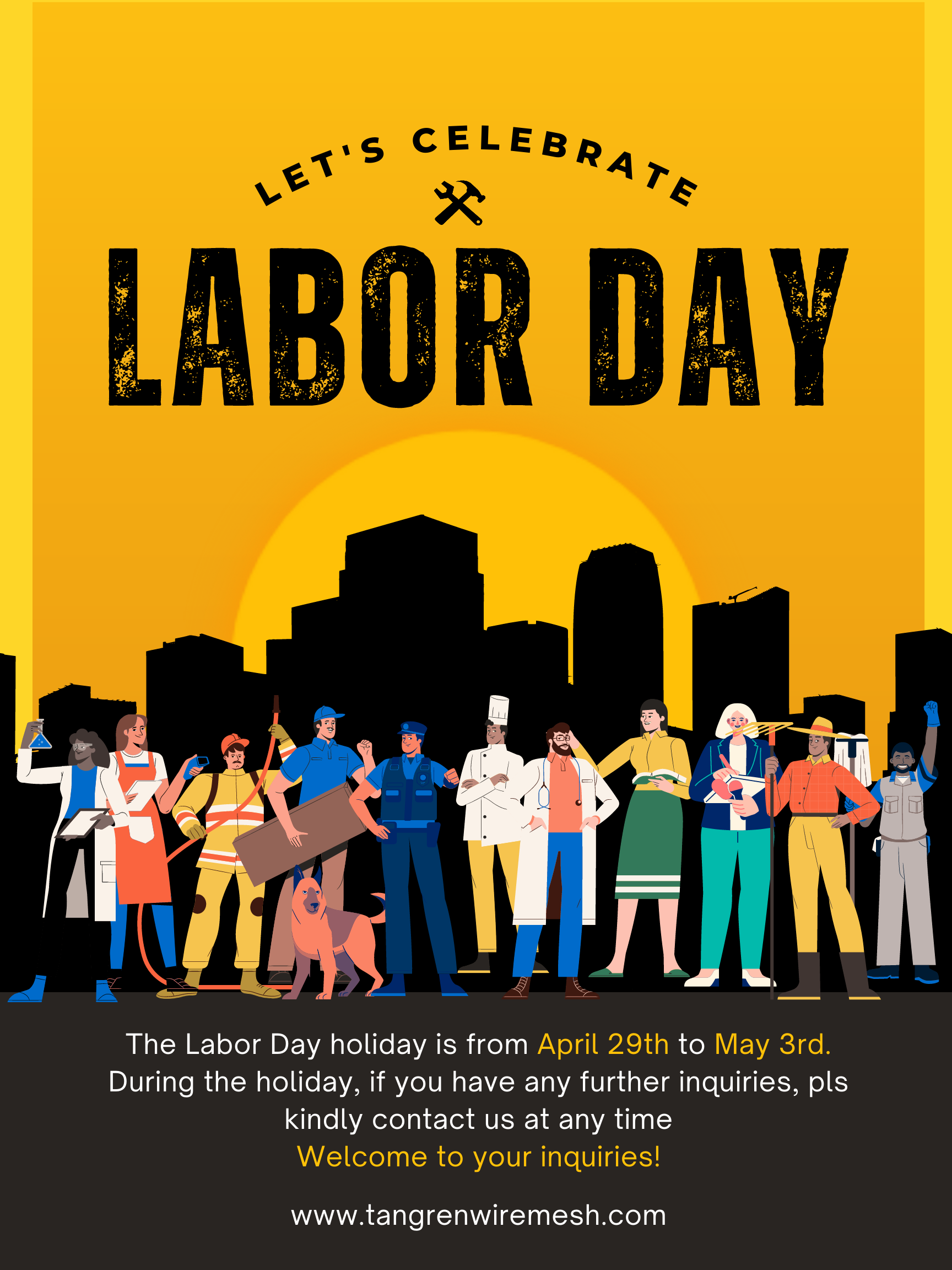 Labor Day Holiday Notice