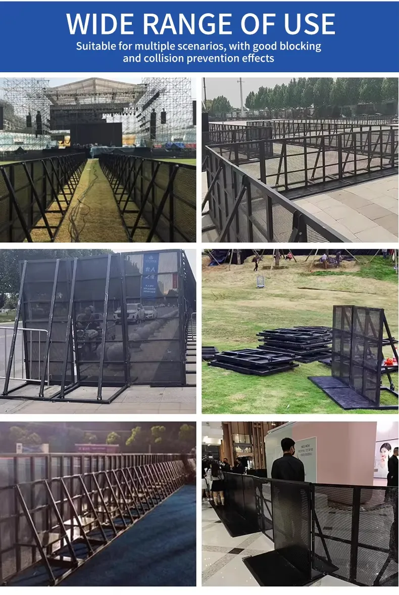 Temporary Crowd Control Barrier / Steel Crowd Barrier (Iron Horse Barrier)