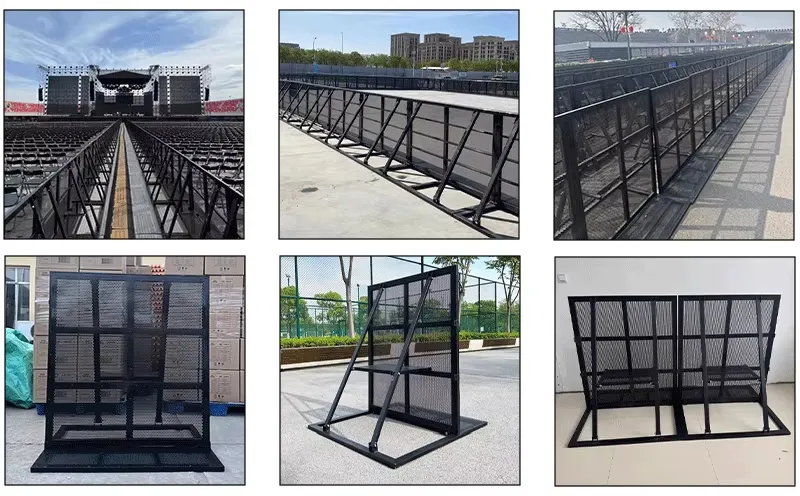 Temporary Crowd Control Barrier / Steel Crowd Barrier (Iron Horse Barrier)
