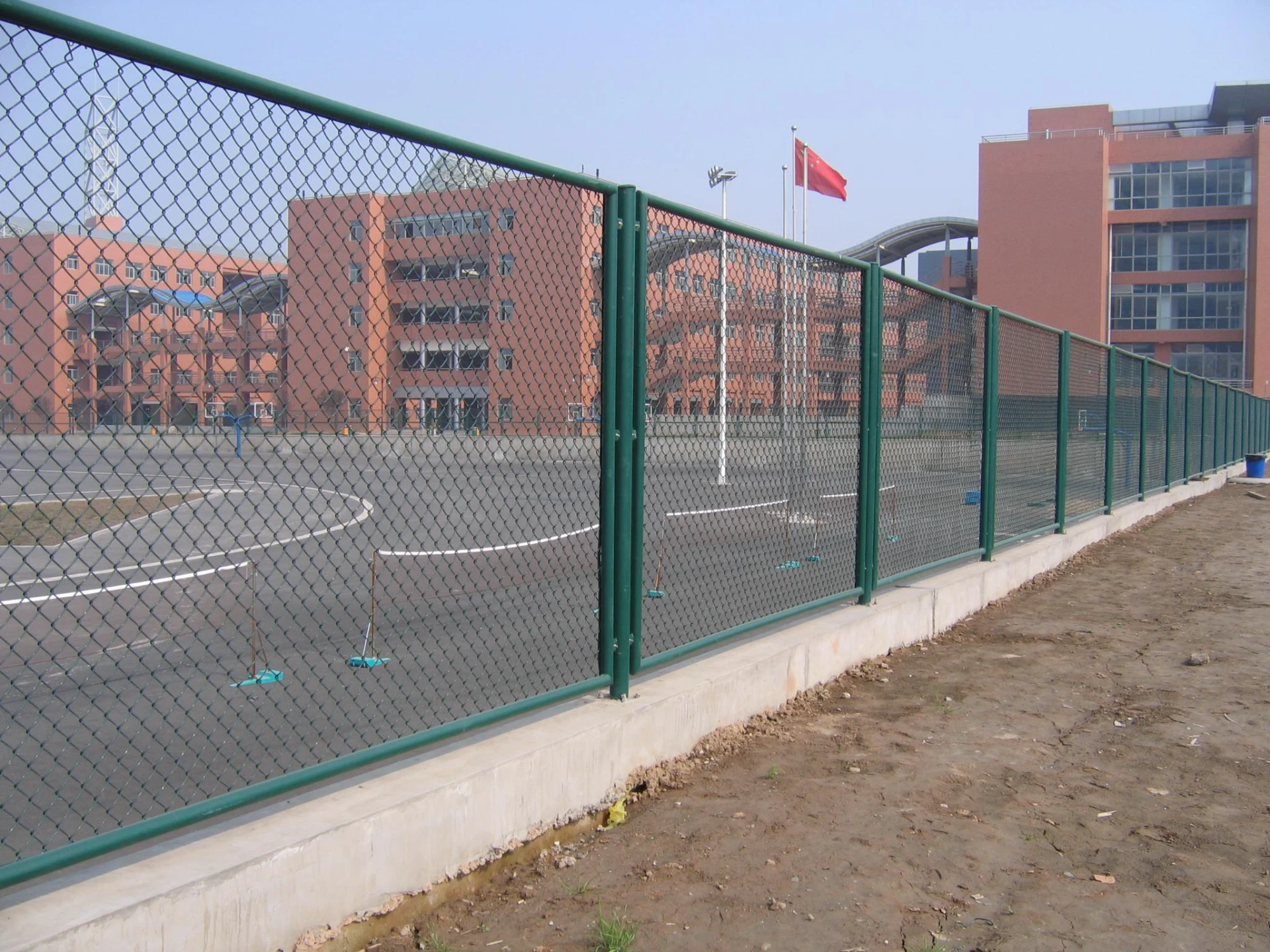 High Strength Sports Field Guardrail School Park Isolation Fence