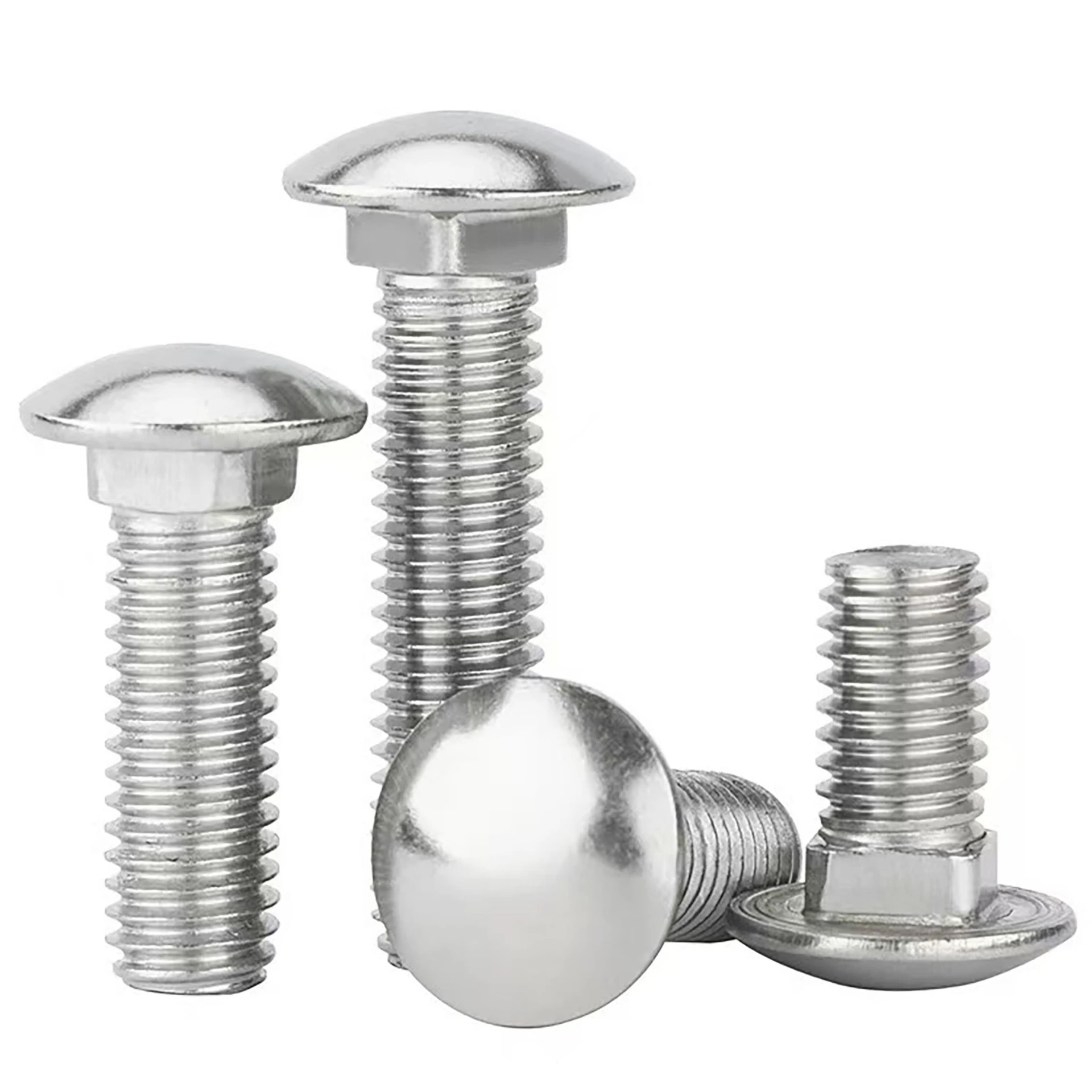 Stainless Steel 304 Carriage Bolt With Square Neck | GB/T12-1976  DIN 603 Standard  Carriage Bolts