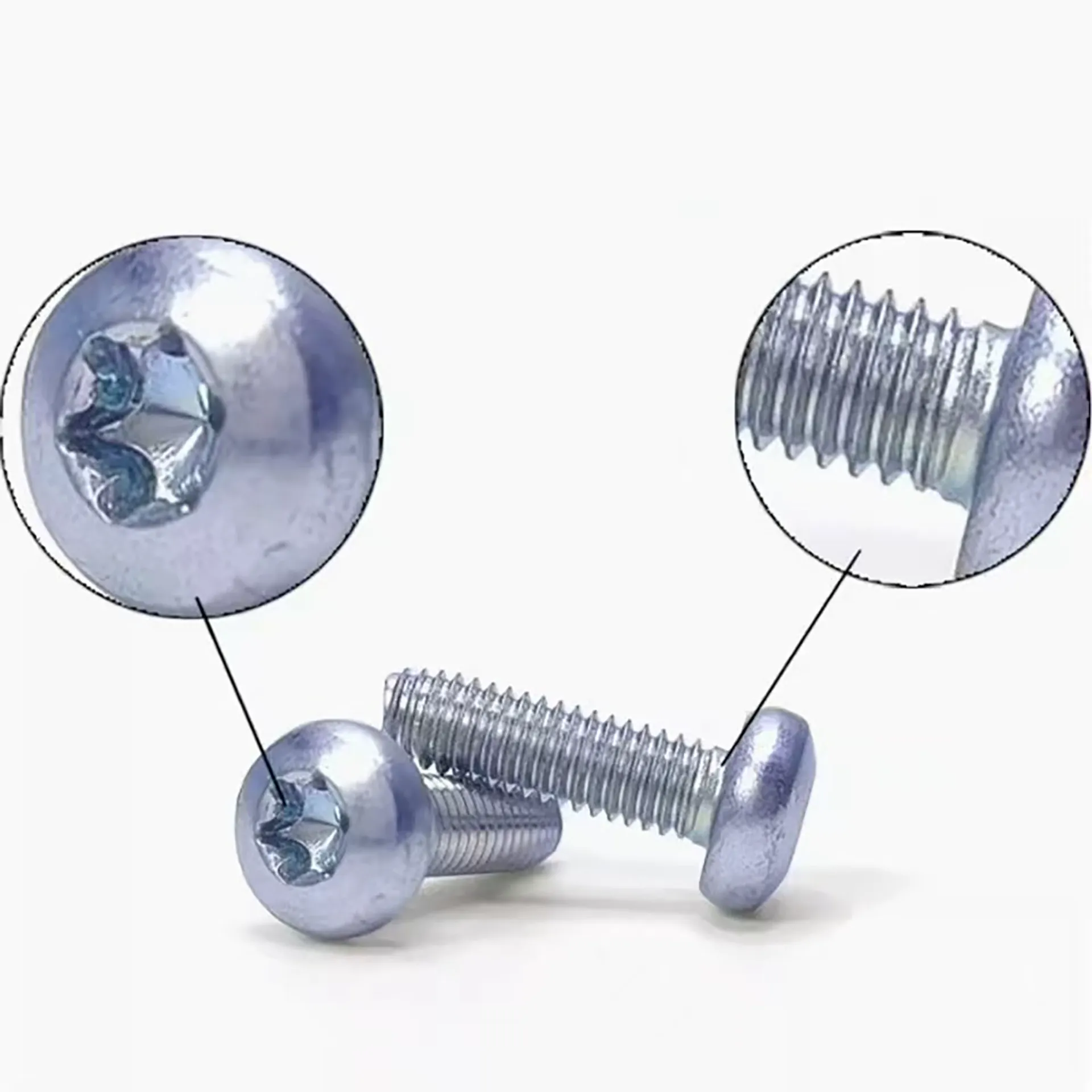 Torx Pan Head Tri-Lobular Screw | Self-Tapping | Zinc Plated