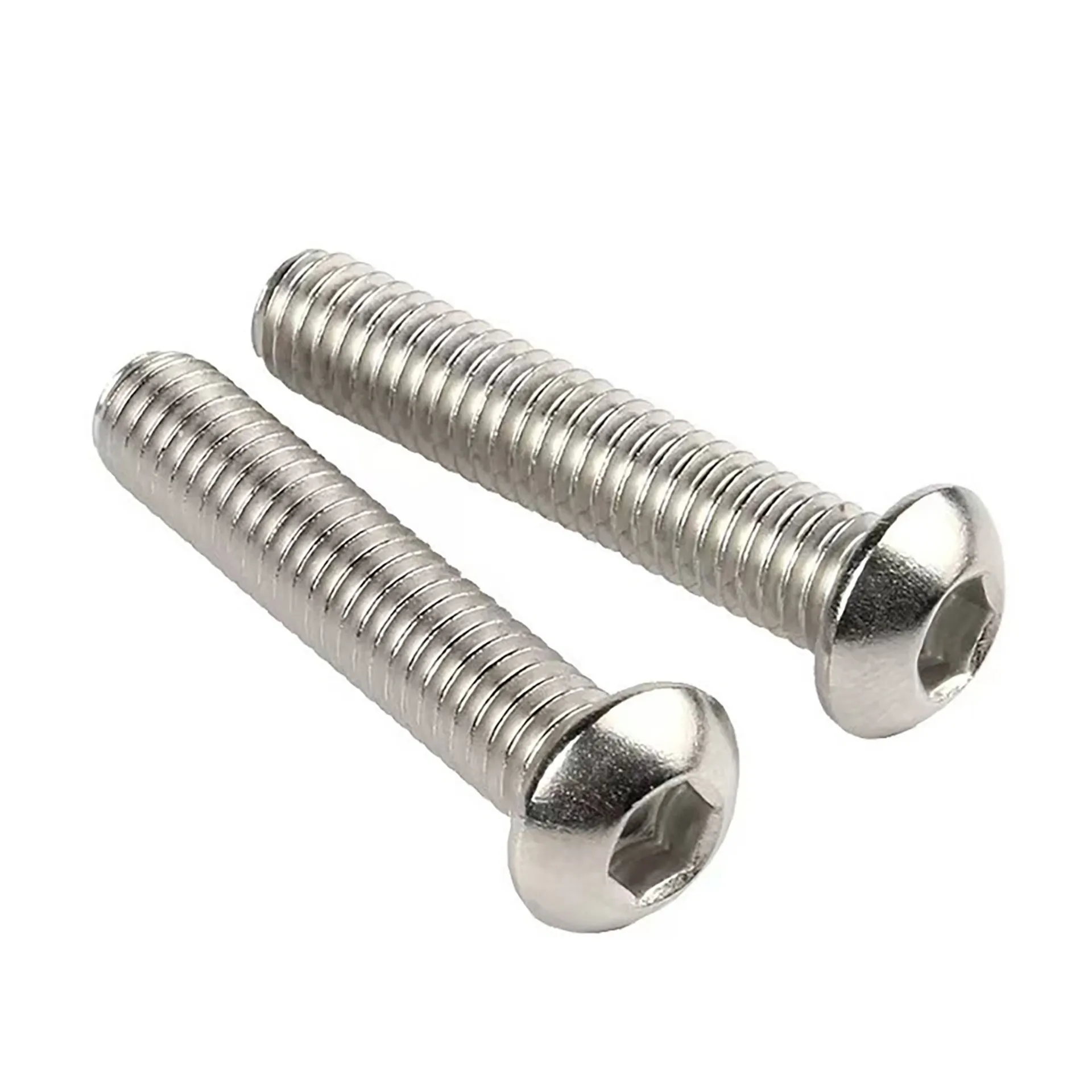 ISO 7380-1 A2-70 Stainless Steel Button Head Socket Cap Screws | Hex Socket Drive