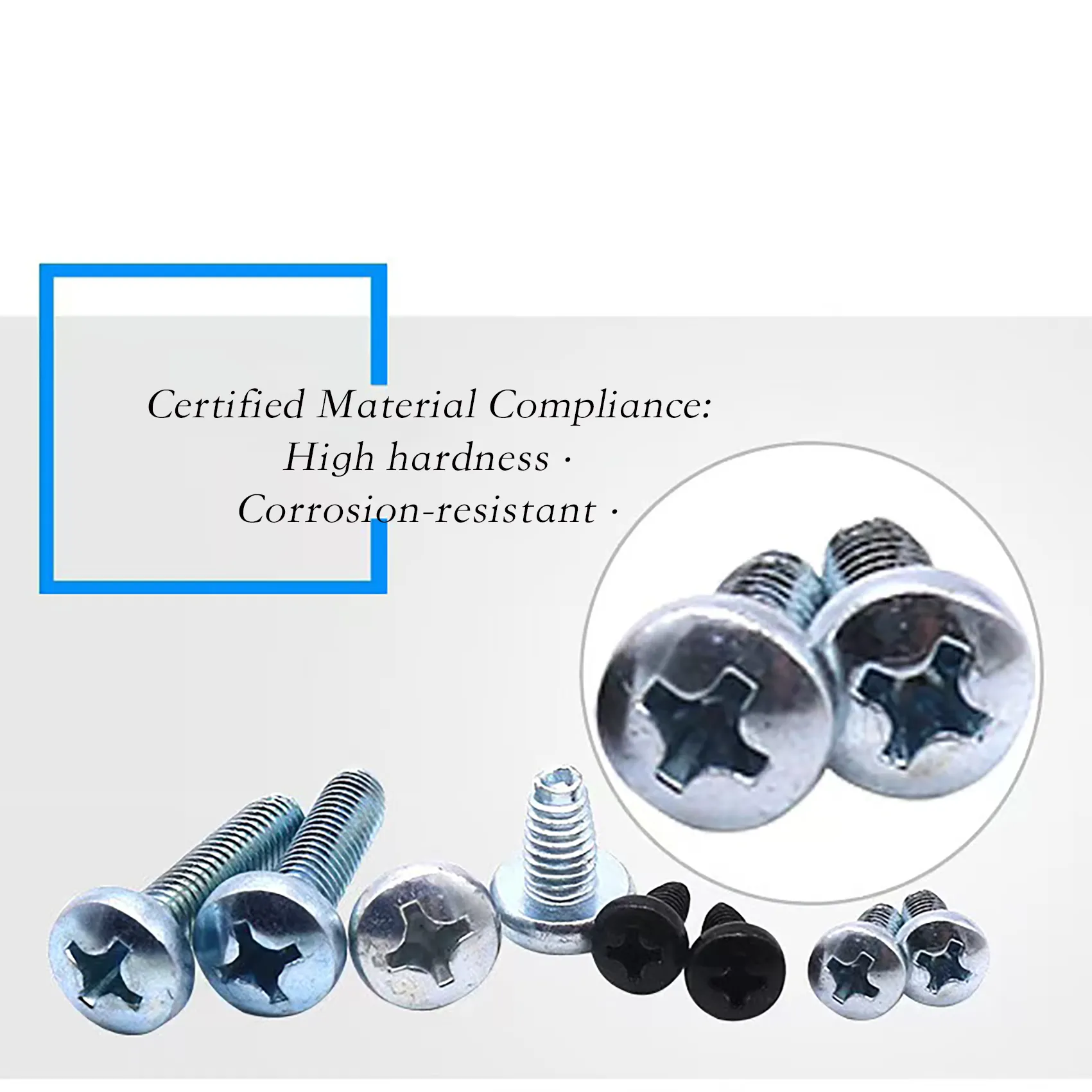 Philips Pan Head Tri-Lobular Thread Screw | Steel Zinc