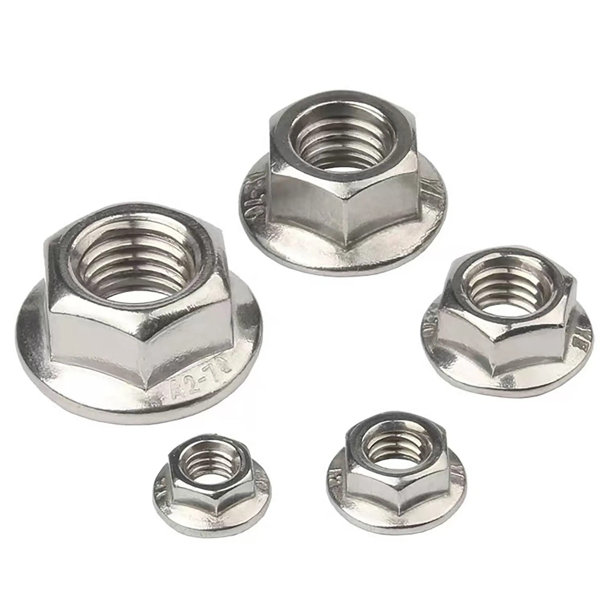Stainless Steel 304 Flange Nut | DIN 6923 | Hex Flange Nuts Supplier