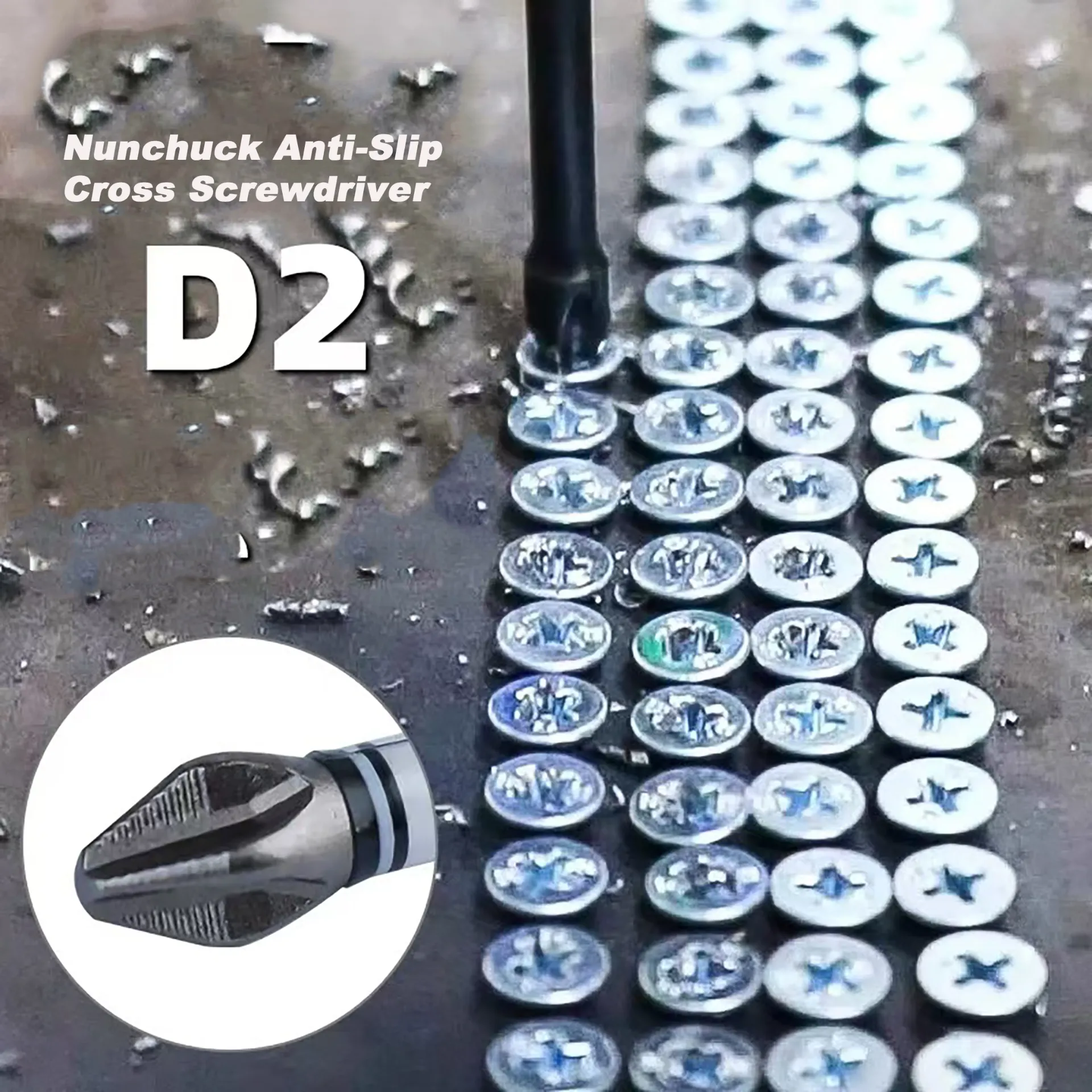 Anti-Slip Phillips Bit | D2 Material