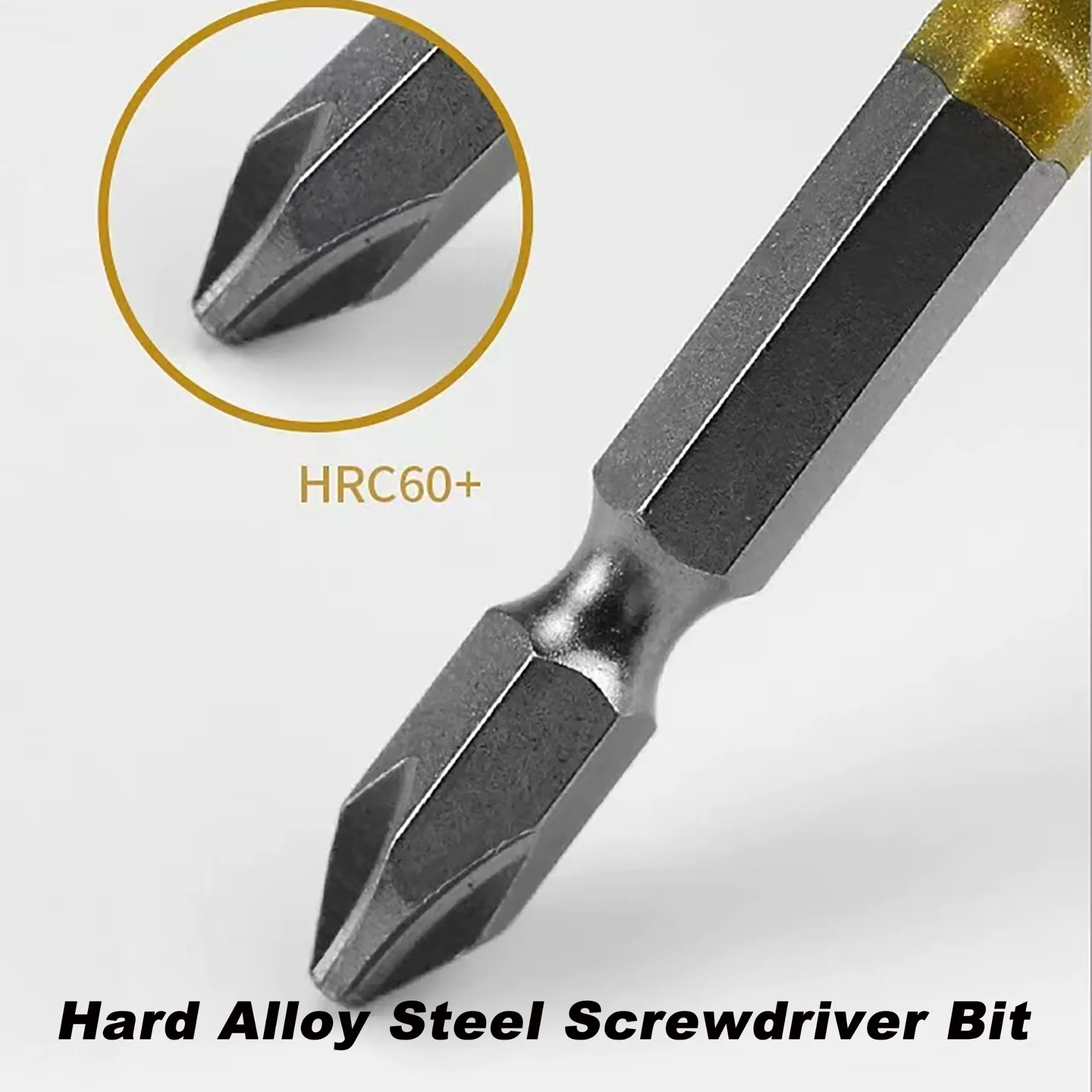 Ultra-Durable Phillips Bit - High Magnetic Tip & D1 Steel