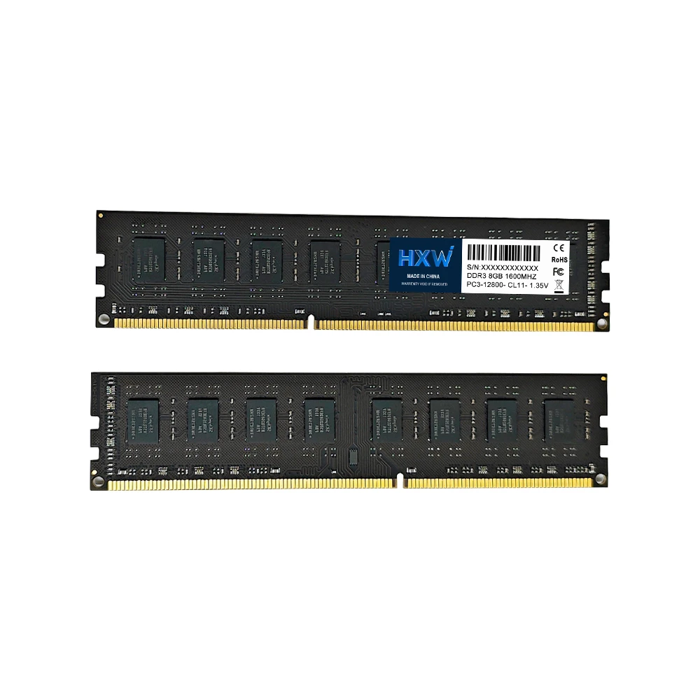 HXW 4GB/8GB UDIMM DDR3 1600MHZ