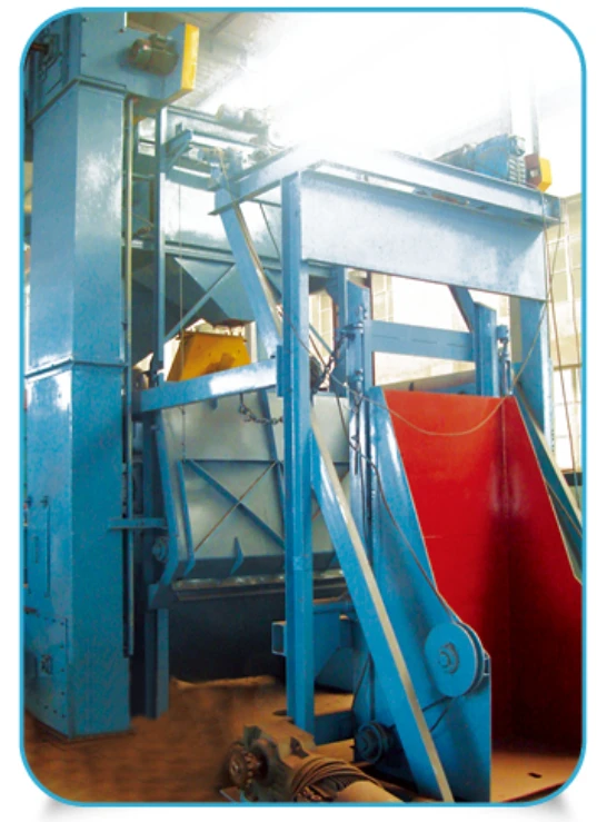 28N apron type shot blasting machine
