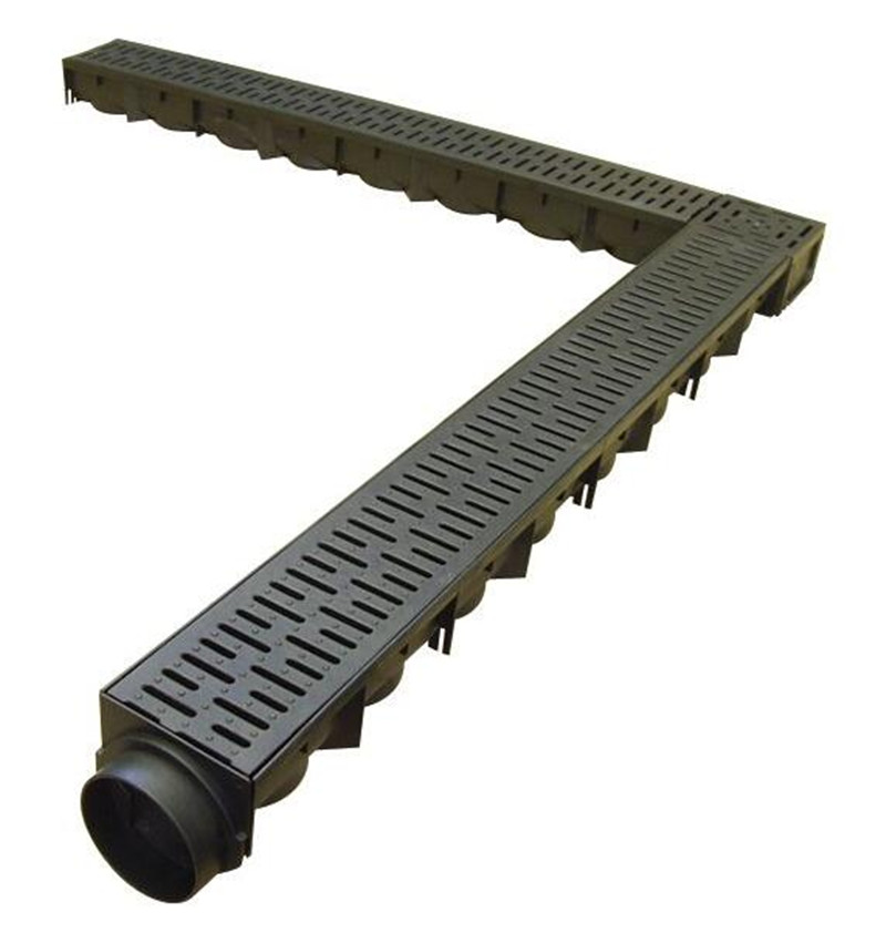 Polypropylene Drainage Channel with Polypropylene Grate