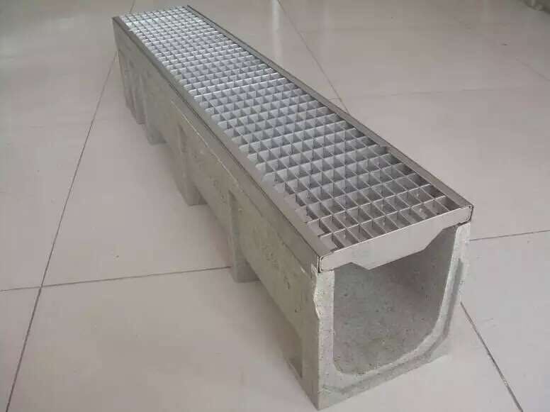 Polypropylene Drainage Channel with Polypropylene Grate