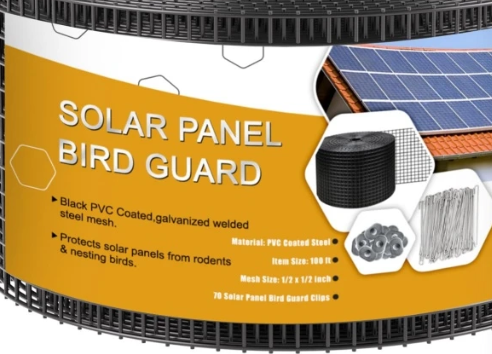 Fence with wire mesh automated inspection