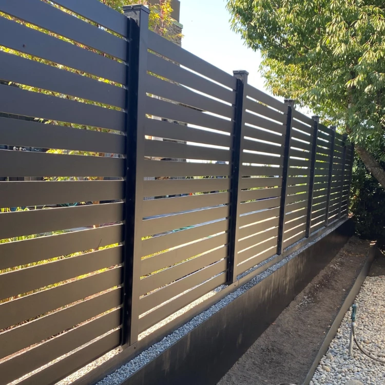 see more about Aluminum Slat Fencing