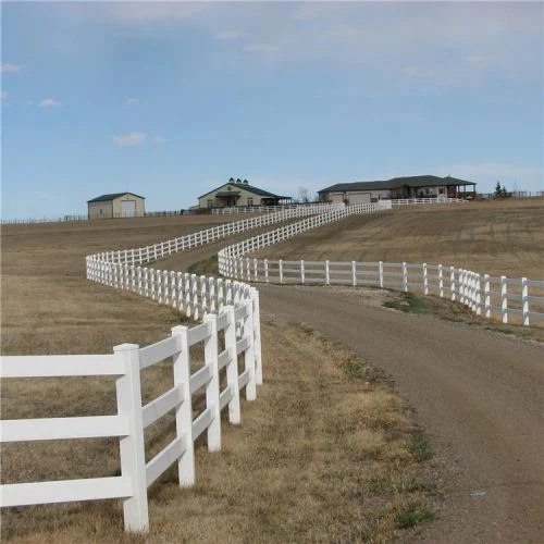 3 rail vinyl fence wholesale