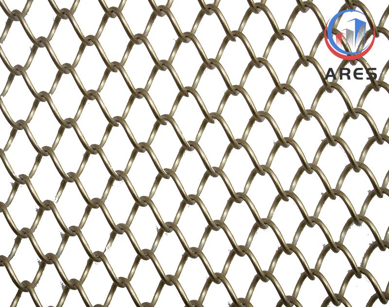 316 Stainless Steel Metal Coil Drapery for Curtain HJG-1206