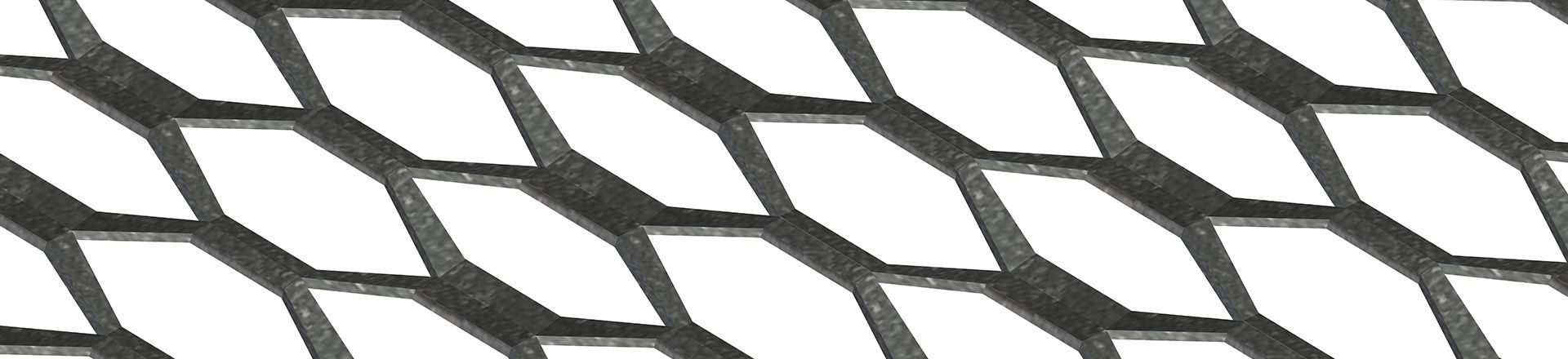 Diamond Expanded Mesh with Black Matt Finish