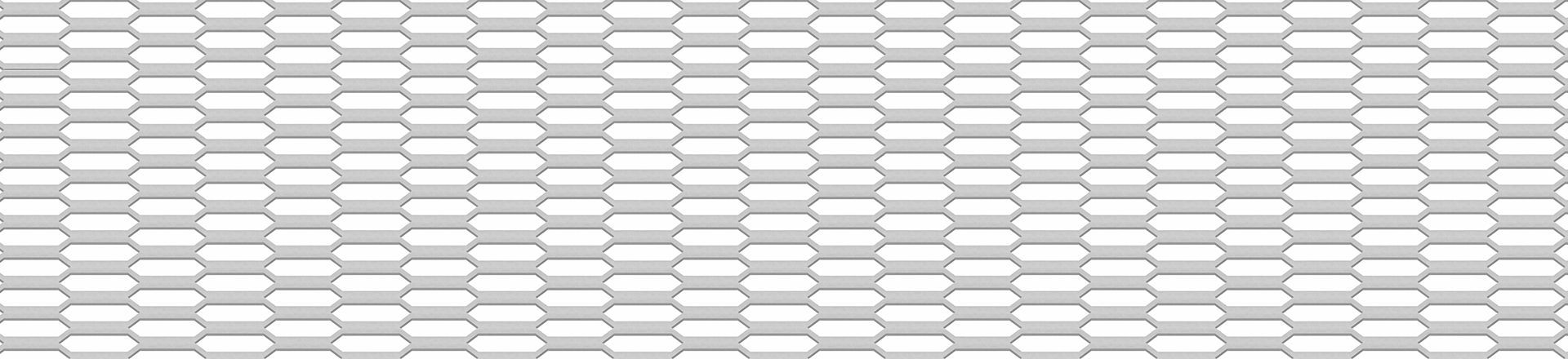 Hexagonal Hole Raised Aluminum Expanded Metal for Ceiling