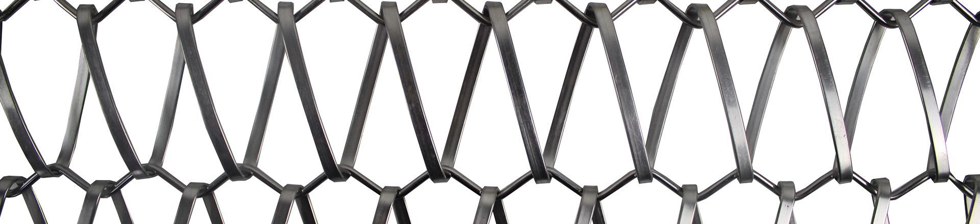 304 Stainless Steel Helix Wire Mesh with Flat Wire HJL-3860