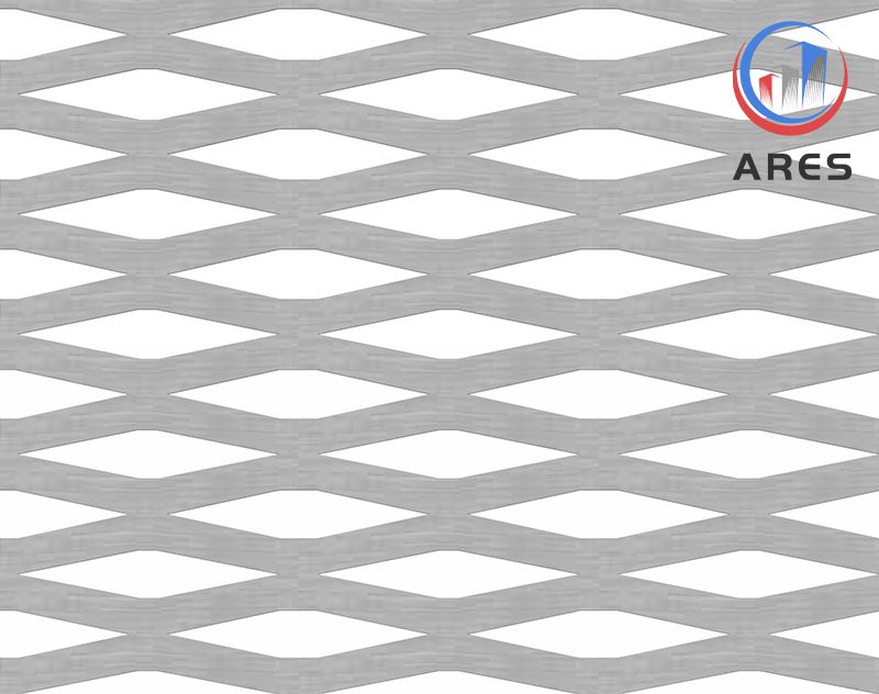 Diamond Expanded Mesh for Facade Screening
