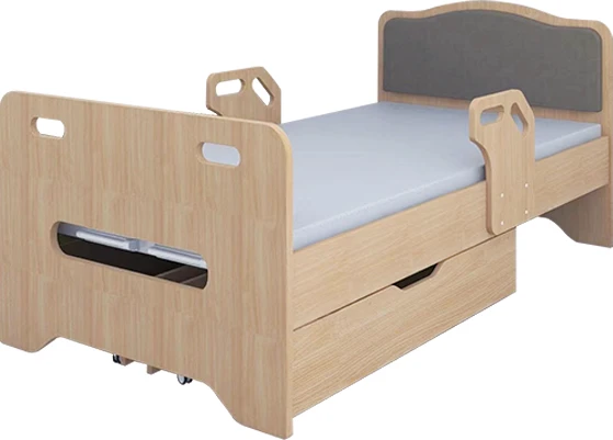 Wood-Enclosed Manual Dual-Function Hospital Bed