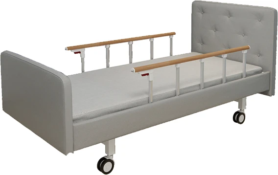 Fully Upholstered Headboard Home Care Bed