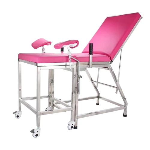 Good Quality Multi-function 8 Legs Stainless Steel Delivery Bed for Hospital