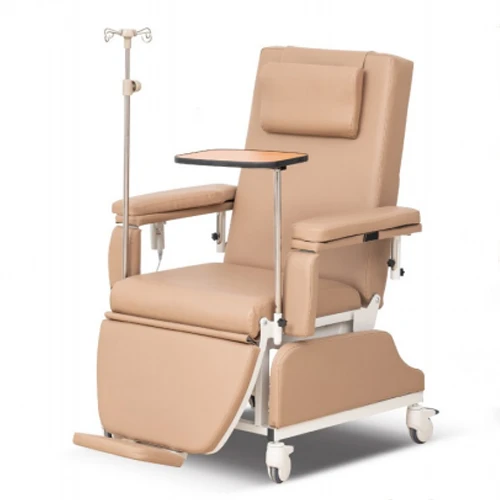 Electric Blood Drawing Dialysis Chair Medical Blood Donation Adjustable Transfusion Chair Blood Dialysis Chair