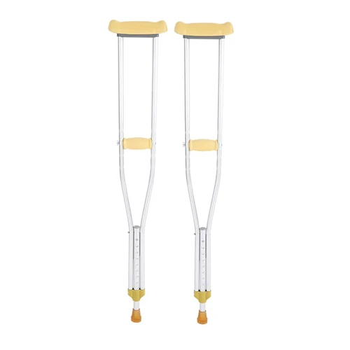 Cost Effective Adjustable Stainless Steel Aluminum Underarm Stick Auxiliary Crutch for the Disabled