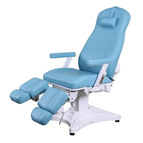Luxury Podiatry Chair Beauty Salon Furniture Height Adjustable Tattoo Bed