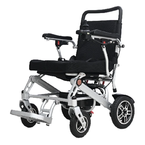 Medical Lightweight Folding Electric Wheelchair with Remote Control and Lithium Battery for Elderly