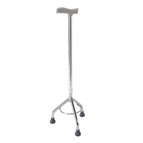 Aluminum Alloy Reinforced Large Tripod Walking Stick Telescopic Crutches Anti-Skid Three-Legged Multi-Functional Cane