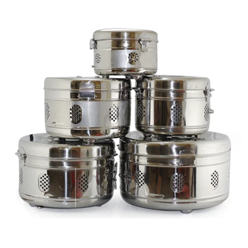 Stainless Steel Medical Storage tank High Temperature Resistant Alcohol Sterilizer Disinfection Pots